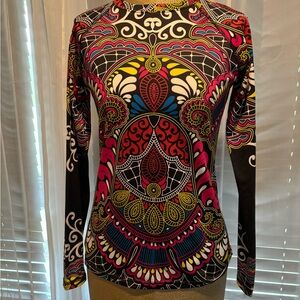 Athleta Multi Colored Sport Top size S